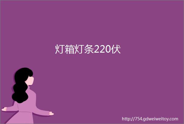 灯箱灯条220伏